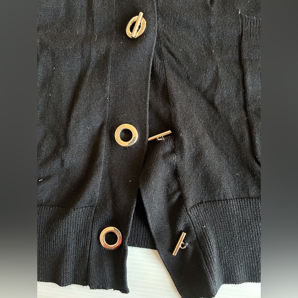 NEW GRACE ELEMENTS BLACK BOYFRIEND SWEATER - SUZE XXL - Picture 5 of 9